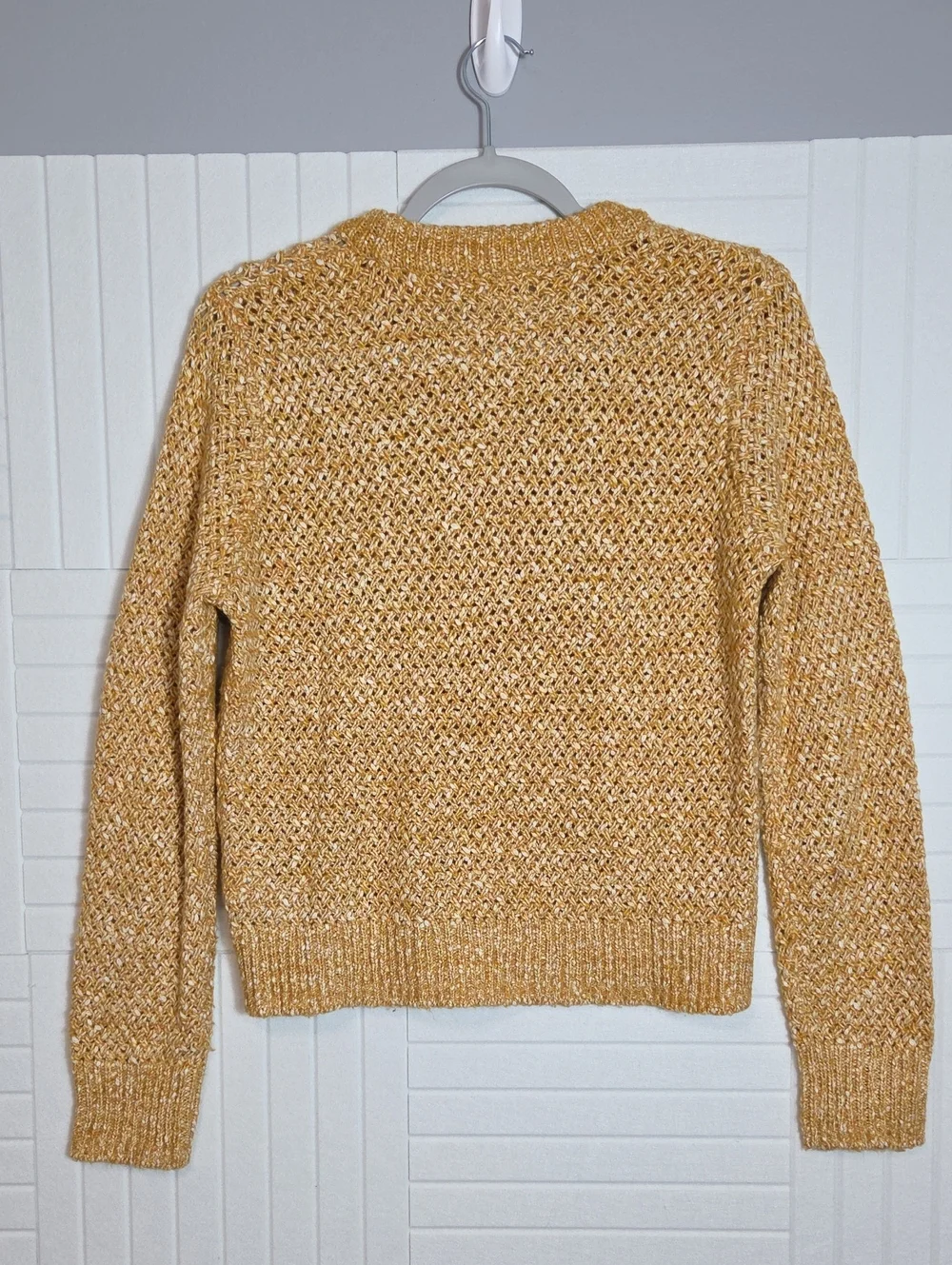 J. Crew Golden Yellow Knit Sweater Size M